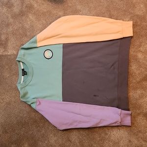 Colorblock crew sweatshirt